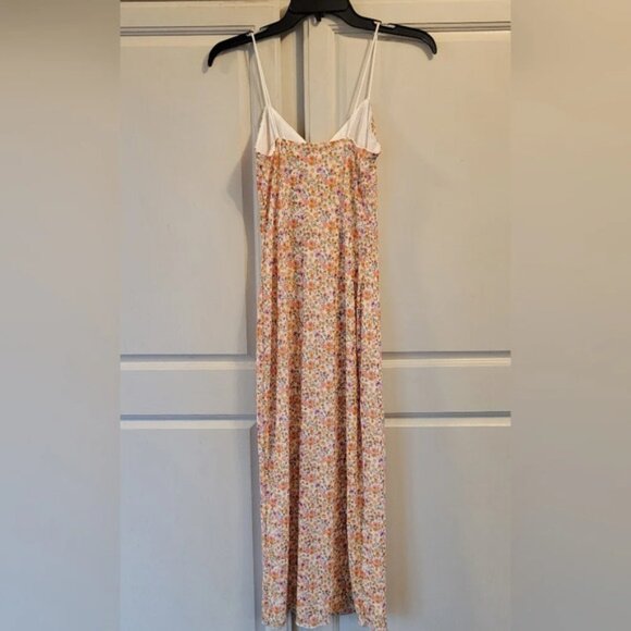 No Comment Ditsy Floral Mesh Midi Dress - Picture 3 of 6